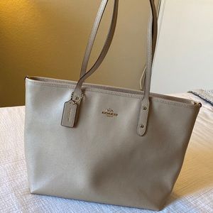 Coach Zip Top Tote Purse